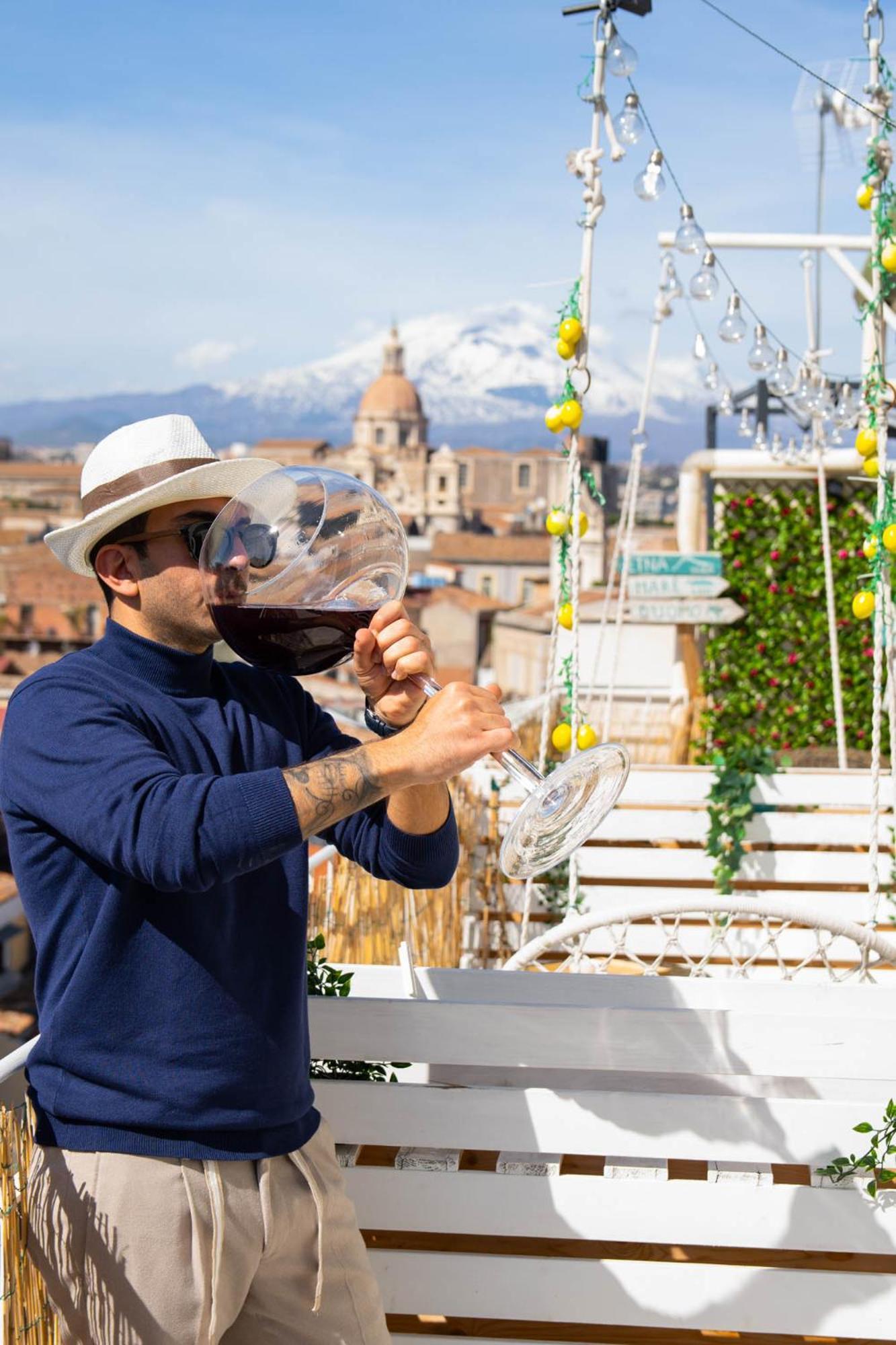 Finestra Sulla Sicilia Acomodação com café da manhã Catânia Exterior foto
